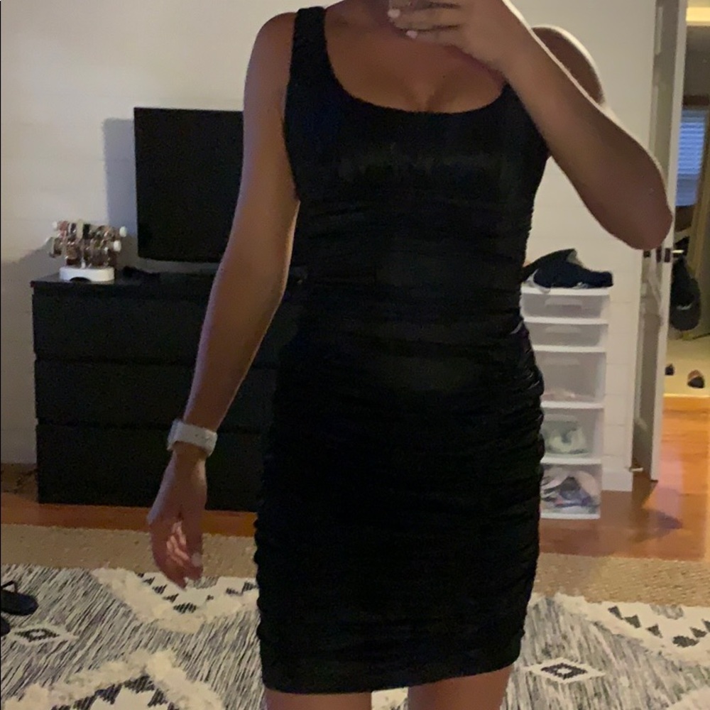 Black Form Fitting Dress